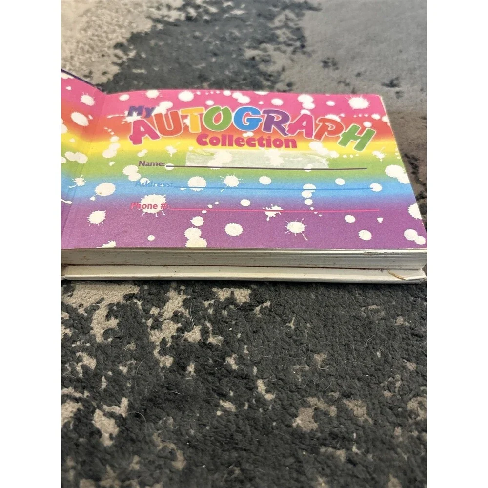 Lisa Frank Markie Autographs Book VERY RARE